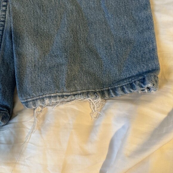 LEVI'S 31” Orange Tab Red Paisley Patchwork Jeans - Picture 10 of 11